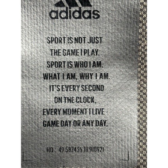 Adidas Manchester United Fleece Jacket Hoodie Men XL Charcoal Gray - Picture 14 of 16